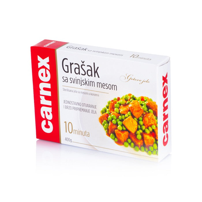 Erbseneintopf mit Schweinefleisch Carnex 400g - Adria Store Erbseneintopf mit Schweinefleisch Carnex 400g - Adria Store