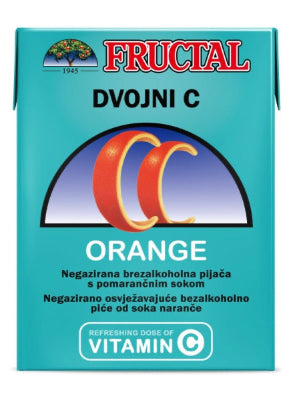 Fructal Dvojni C Orangengetränk 200 ml