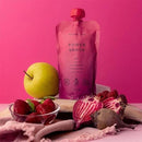 Fruchtsnack Nutrino Lab mit Apfel, Pfirsiche, Erdbeeren und Himbeeren 200g