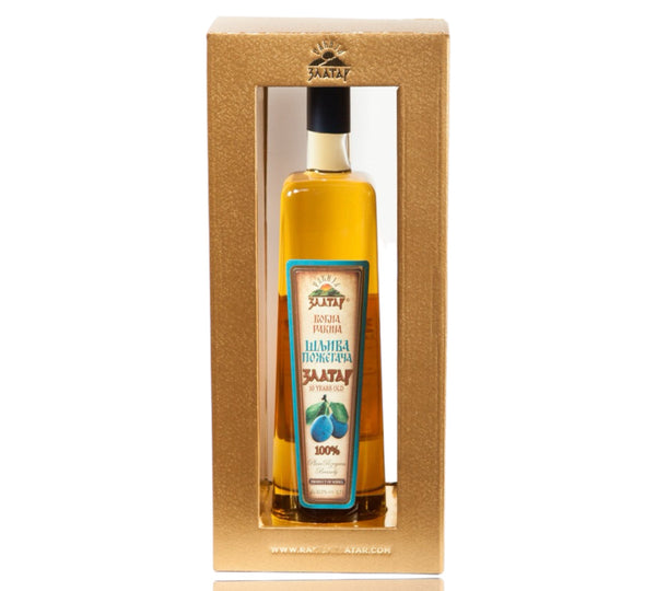 Edel Pflaumenbrand  10 Jahre Gift Box - Sljiva Pozegaca Zlatar - Alk. 45% Vol. 0,7l