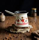 Metalac džezva RASPEVANA KUVARICA  - emaillierte Kaffeekanne