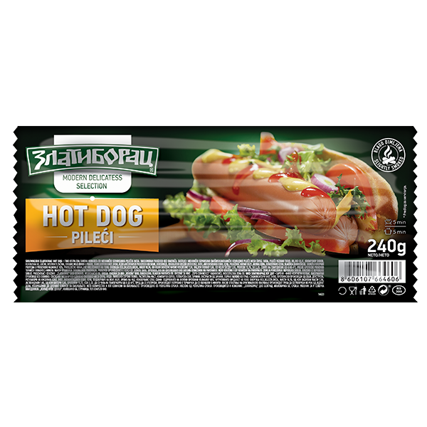 Hot Dog Zlatiborac Wurst - Hähnchenwurst 240 g