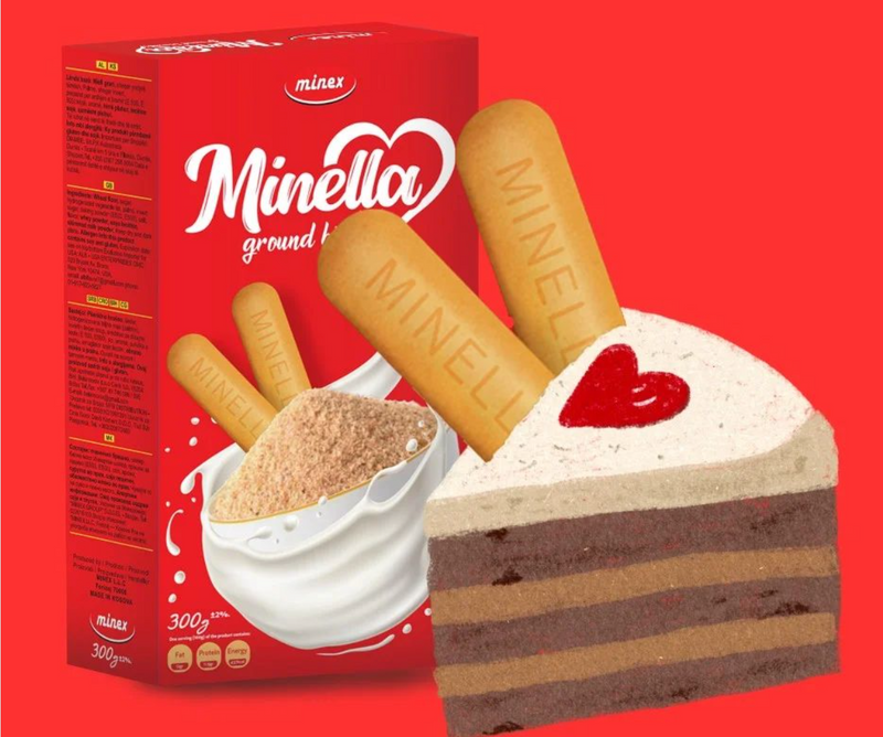 Minella Gemahlener Kekse - Ground Biscuit [300g]