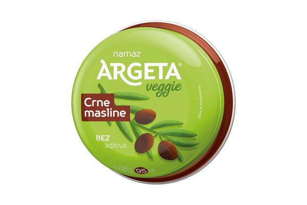 Argeta vegane schwarze Oliven - Pastete 95 g