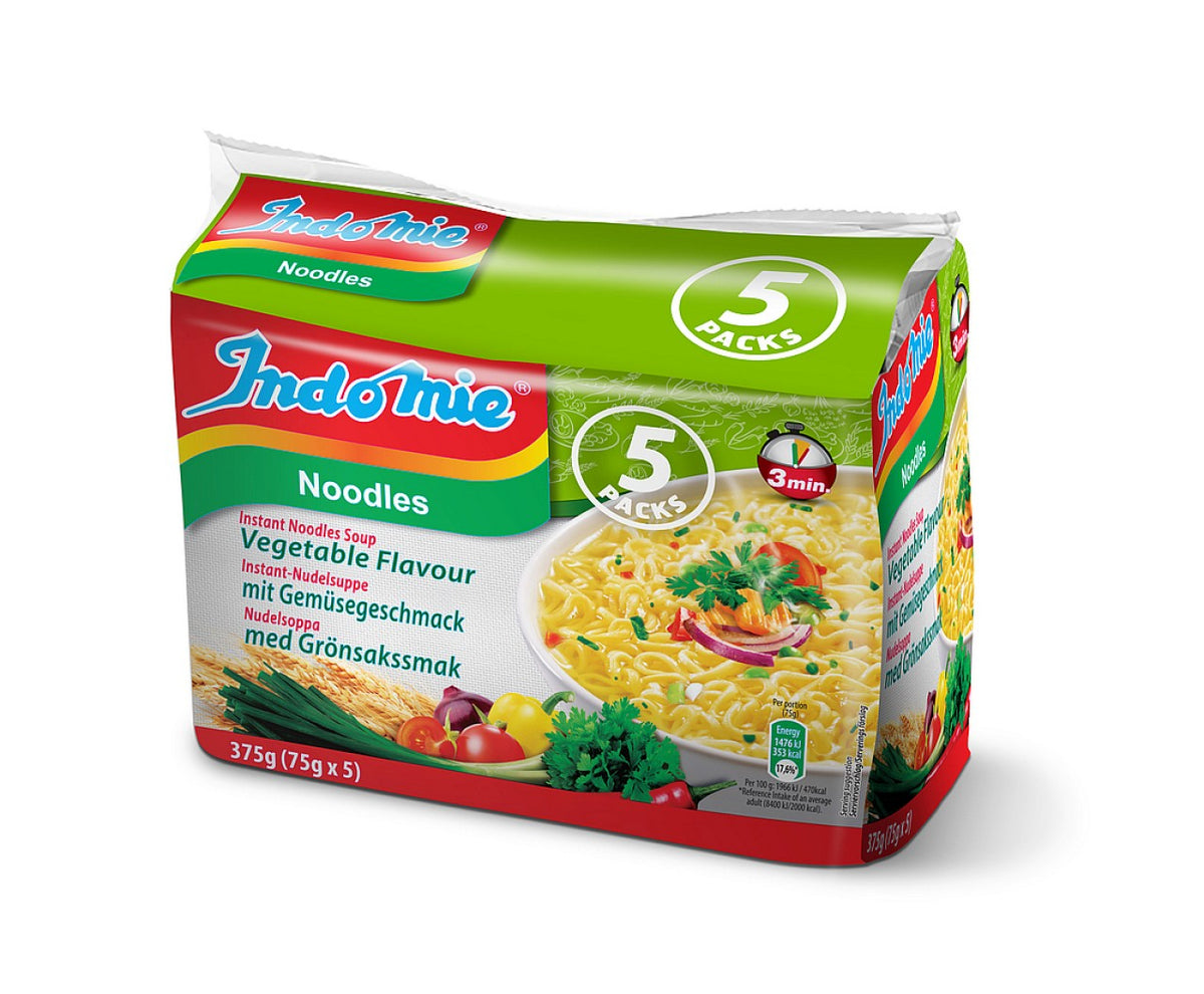 künstliches hühneraroma Indomie Instant-Nudeln Gemüse (5er Pack)