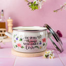 Metalac duboka šerpa PROLEĆE 22cm/5,4lit - Emaille Kochtopf