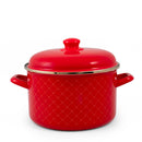Metalac Kochtopf mit Deckel 24 cm – Rot