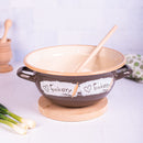 Metalac Vangla BAKERY 28 cm / 5 l – Emaillierte Schüssel aus Stahl