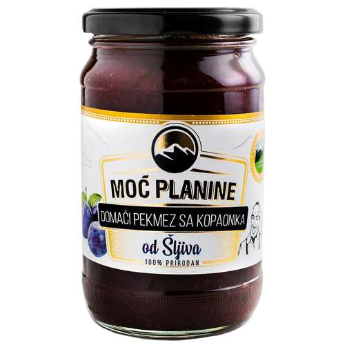 Moc Planine dzem od Sljiva - Pflaumekonfitüre Extra 420 g