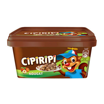 Cipiripi Krem Nougat – Cremiger Nougat-Aufstrich 400 g