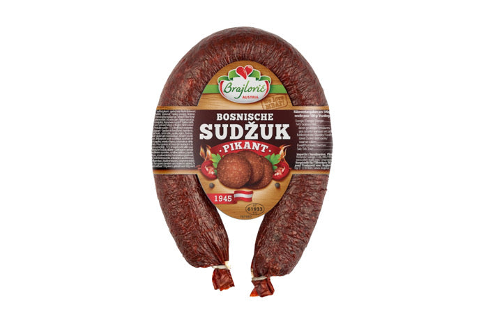 Bosanski Sudzuk PIKANT - bosnische Rinderwurst luftgetrocknet 450 g