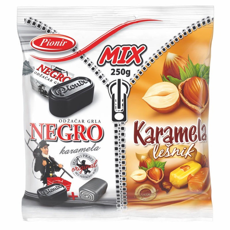 Negro Bombone Karamela Lešnik Mix