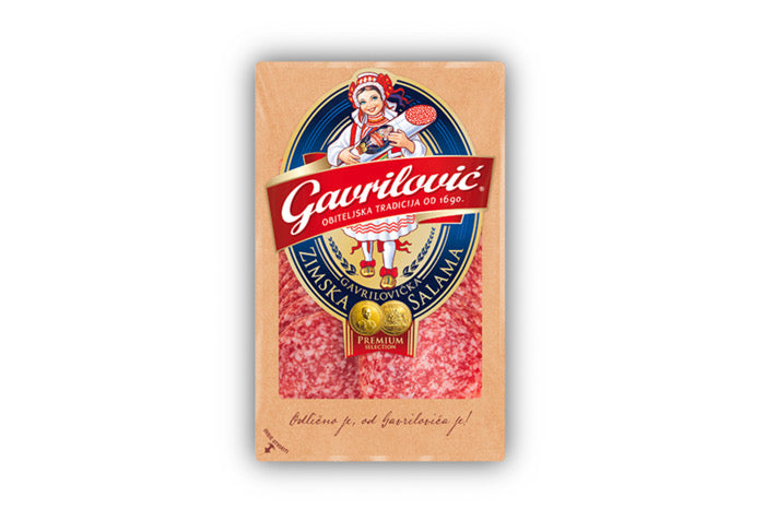 Gavrilović  Winterwurst - Zimska salama geschnitten 80 g